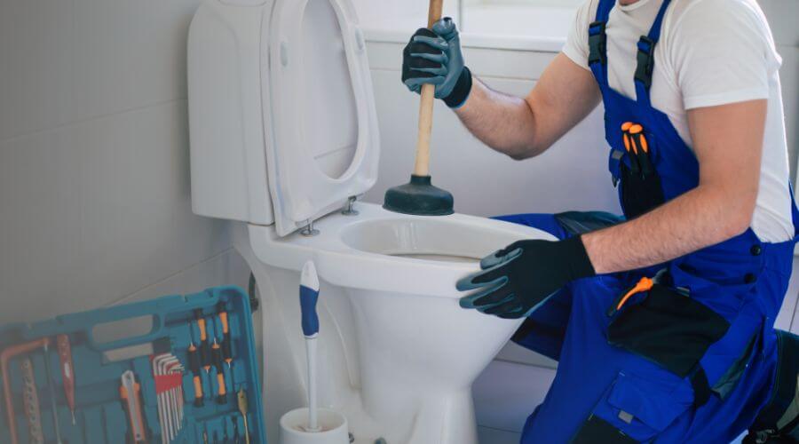 Professional clogged toilet repair in Jasper, MO